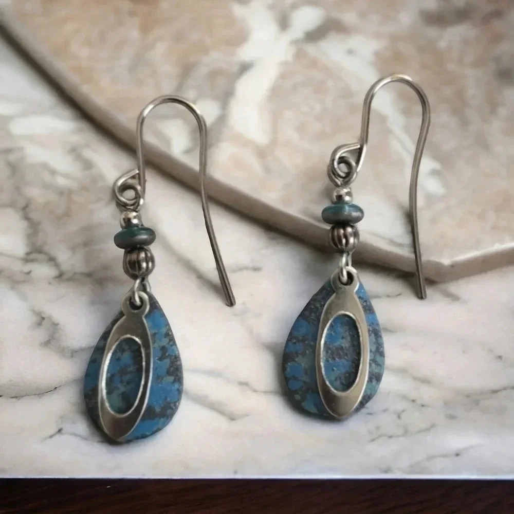 Bohemian Teardrop Dangle Earrings